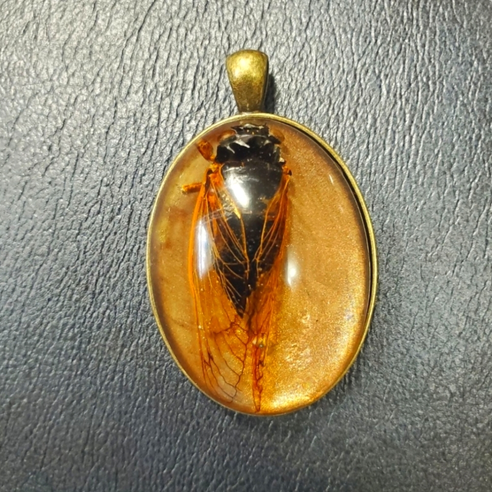 Cicada Brood X Pendant with chain